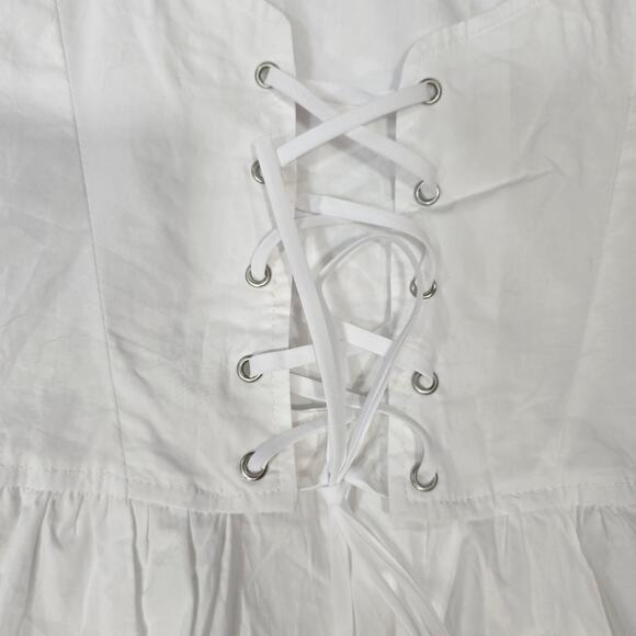 NIA Tamara Dress in White - Picture 9 of 12